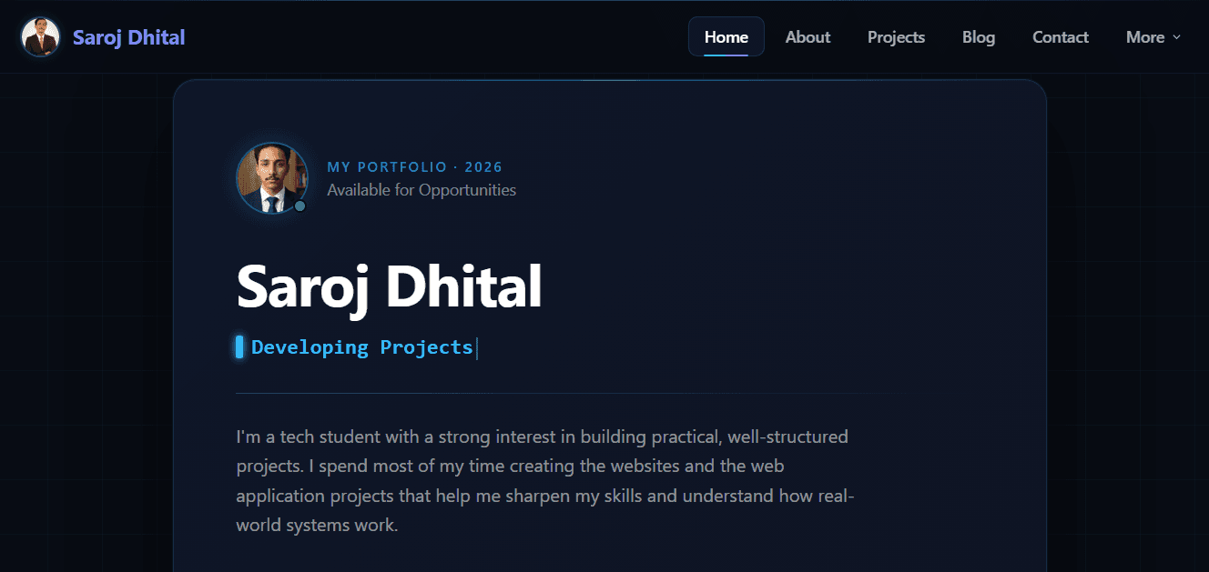 Personal Portfolio Website